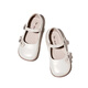 Red Dragonfly Girls Shoes 2026 Spring Children's Single Shoes Girls Princess Shoes Small Leather Shoes Q61BD007 Beige 27