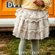 Happyology British children's spring new children's clothing skirt girl baby floral skirt multi-layer cake skirt Luxembourg Garden, retro yellow 92 (92cm)