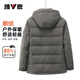Yalu Goose Down 2025 New Down Jacket Men's Winter Casual Thickened Warm Outdoor Cold and Frostproof Hooded Jacket Black M Recommended 125 Jin Jin is equal to less than 0.5 kg