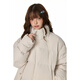 GROUND ZERO Autumn and Winter Couple Model 90 White Duck Down Stand Collar Thickened Warm Down Jacket Apricot L