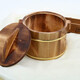 Tuojin wooden barrel rice barrel tableware rice bowl restaurant rice container small rice barrel insulation barrel 16 natural color wooden barrel + no 16 natural color wooden barrel + stainless steel liner + wooden lid wood