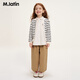 M.Latin shopping mall same style M.Latin children's shirt 26 spring new style long-sleeved shirt for girls and boys, semi-bleached 120