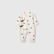 Kordear baby lace-up jumpsuit spring and autumn newborn baby pure cotton monk suit 52 size cute bear diary soft and skin-friendly one jumpsuit 52cm recommended 5-8Jin Jin equals 0.5 kg