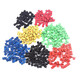 DZYJ jumper cap, long handle cap, pitch 2.54MM, color jumper cap, short circuit block, pin header connection block, blue opening (100 pieces)
