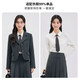 Dajiashi white shirt for women layered under suit, high-end workplace wear, commuting professional base shirt, blue M 160/84A