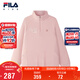 FILA antistatic FILA protein T children's long-sleeved T-shirt girls 2025 winter mid-sized children's tops