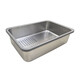 Pupan Kitchen Stainless Steel Deep Basin Middle Basin Sink Large Single Slot Drain Basket Washing Pool Dish Shelf Rack Filter Basin Set Model 304 Brushed Silver Basin Middle Basin 355x250 Inner Diameter 318x2