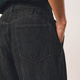 Sketch Men's 2026 Spring New Casual Pants Jeans Tapered Trousers 9Q2E13770 990 Denim Black L