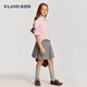 E LAND KIDS children's clothing girls' skirt 26 spring new arrival British college style pleated skirt short skirt Navy/59 110