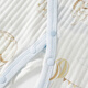 Tongtai (TONGTAI) baby jumpsuit summer pure cotton male and female baby clothes newborn baby clothes thin romper pajamas jacquard blue 59cm