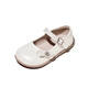 Red Dragonfly Girls Shoes 2026 Spring Children's Single Shoes Girls Princess Shoes Small Leather Shoes Q61BD007 Beige 27