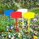 AEOJ Various Specifications Multi-Color Plastic Large Ground Sign Gardening Label Gardening Sign 30 Count 45cm Surface Ground Sign Yellow
