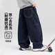 Zuoxi Boys' Pants Resistant Children's Spring Jeans 2026 New Boys' Scimitar Pants Denim Color 140