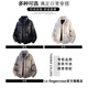 Fingercroxx it American trendy brand stand collar cotton coat men's 2025 winter trendy casual loose versatile coat cotton coat men's black counter same style M (100-130Jin Jin equals 0.5 kg)