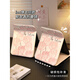 Ins style desktop makeup student dormitory office can stand small dressing portable desktop folding flip large mirror Tulip large + mini - home makeup at any time touch-up