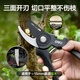 Deli fruit tree scissors, gardening scissors, labor-saving tree shears, garden potted flowers and trees, branch scissors, thick branch shears, fruit picking scissors, basic garden non-slip pruning shears