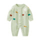 BORBOON B baby clothes jumpsuit 2026 new spring clothes for boys and girls, knitted robes for young children, spring crawl clothes for women, blue 7589 73cm