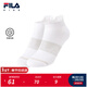 FILA antibacterial function children's socks 2025 winter new unisex children's low-waist 2-pack standard white-99 3-5 years old L