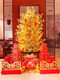 Xushansi 2026 Horse New Year Decoration Atmosphere Scene Layout Floor-standing Decoration Spring Festival New Year’s Day Money Fortune Christmas Tree Lights 1.8 Meter Money Tree Package + Lion Wake Style + Fence (Free String Lights + Red Cloth)