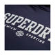 Superdry new men's sweatshirt warm and comfortable cotton daily casual sports fashion versatile layered men's pullover hoodie Blue One size | M