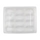 Hengxiu raw and cooked dumpling box disposable quick-frozen dumpling takeaway packaging box freezing box special compartment raw tray commercial 20 grid transparent 400 sets full box