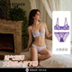 KING WINNER brand 2026 new sexy bra French ultra-thin big breasts showing small underwear lace anti-sagging bra set light blue 70B one size