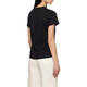 The Row women's T-shirt is breathable and comfortable cotton black daily commuting top versatile and simple black one size | XXS