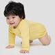 Gap Gap Infant and Toddler 2026 Spring New Cotton Bear Henry Collar Long Sleeve Jumpsuit Children's Clothing 861538 Yellow 66cm (3-6 months) Asian size
