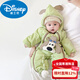 Disney Newborn Baby Autumn and Winter Jumpsuit Baby Outing Clothes Wing Jacket Padded Jacket Winter Plush Suit Apricot 80cm