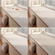 Yusenyi bay window mat window sill mat 2025 new four-season custom-made high-end bedroom tatami balcony cushion Sunshine Coast + bay window 70x160cm safe and environmentally friendly