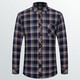 Pure cotton plaid shirt men's long-sleeved loose large size shirt business casual middle-aged and elderly dad's clothing spring and autumn 205 42 recommended 150-160 Jin Jin equals 0.5 kg