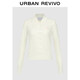 UR2026 spring new women's urban hollow texture doll collar short sweater UYU960030