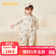 BALABALA balaOne baby onesie baby clothes 2025 new winter clothing plus velvet romper cute cute childlike bear 00315 90cm