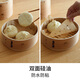 Shuangshan steamer paper disposable household steamed buns steamed bun pad paper round non-stick drawer cloth food grade baking oil paper suitable for single bun 8.9cm-200 sheets