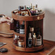 Aoyanlai rotating cosmetics storage box-like large-capacity dressing table storage rack 2025 new style North American black walnut cosmetics storage cabinet