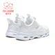 Fuluo Mi Girls Breathable Mesh Shoes Spring New Campus Versatile Casual Sports Shoes Junior High School Students Running Shoes White 31
