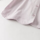 DAVE&BELLA girls' shirts 2026 spring new baby girl bottoming shirt sweet children's long-sleeved tops children's cardigan gray purple ready stock 80 cm (recommended height 73-80cm)
