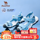 Camel (CAMEL) children's sandals summer outdoor sports beach sandals Baotou anti-kick breathable middle and large children boys and girls blue 37