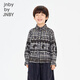 Jnby by JNBYjnby by JNBY new Jiangnan Buyi children's shirt 26 spring boys 1Q1211440 098/black and gray combination 100cm