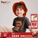 PawinPaw ice algae mud cartoon bear children's clothing summer cool short-sleeved T-shirt for boys and girls Ivory ivory/39 110 cm