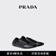 PRADA/Prada Gift Women's Re-Nylon and Sheep Leather Sneakers Black 35