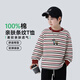 Yoyo Fairy Tale Spring and Autumn Children's Pure Cotton T-shirt Comfortable 2026 Spring and Autumn Boys' Fashionable and Western-style Bottoming Shirt for Middle and Large Children's Spring Clothes