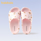 Balabala children's slippers for girls summer home non-slip soft sole sandals for girls baby cute cartoon princess beach shoes milk powder 29 inner length 19cm suitable for feet 18-18.5cm