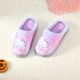 HELLOKITTY children's shoes girls cotton slippers girls cute indoor home shoes winter comfortable warm slippers 6849 purple 30