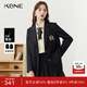 KBNE Black Casual Suit Jacket Feminine Suit 2025 New Workplace Commuting Formal Tops Spring and Autumn Women Black S