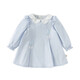 DAVE&BELLA children's skirt 2026 spring new girl's dress pure cotton baby girl's skirt sweet little princess skirt light blue ready stock 73 cm (recommended height 66-73cm)