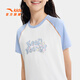 ANTA children's T-shirt girls' wear 2026 summer new product quick-drying simple and comfortable Yunrou cute casual short T cotton sugar white-1 120