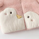 DAVE&BELLA children's clothing coral velvet girls' tops children's plush jacket winter new baby boy outerwear children's clothes pink ready stock 110 cm (recommended height 100-110cm)