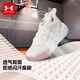 Under Armor children's shoes, men's and women's strong basketball shoes, spring mid-to-large children's knob mesh breathable sports shoes 2621502