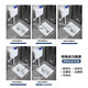 Thin squat toilet 23 high with water trap front and rear left side drainage prevention and pit digging bathroom squat toilet household A type with bent front horizontal drainage seal ring